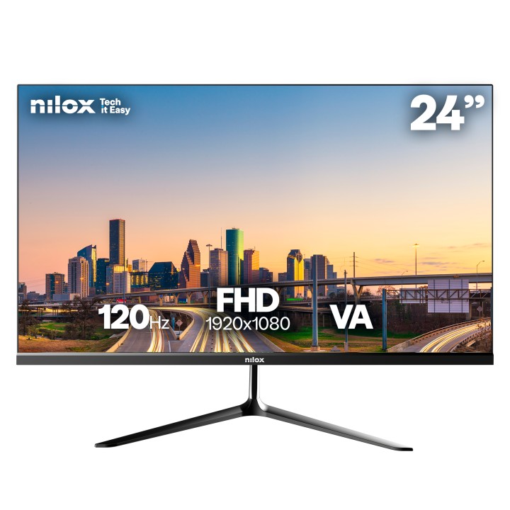 Monitor NILOX 24" VA FHD 120Hz VGA HDMI (NXM24FHD1203)