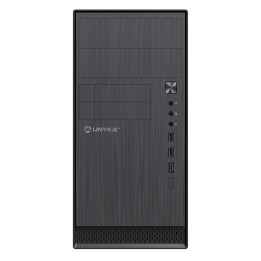 Caja UNYKA Aero C12 V2 USB-A/C mATX Negra (UK52110V2)