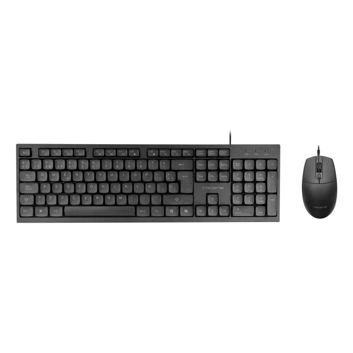 Teclado+Ratón TACENS USB 1600dpi Negro (ACP02ES)