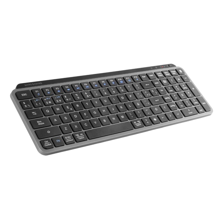 Teclado Mars Gaming Bluetooth Negro (MKSILENKEYSES)