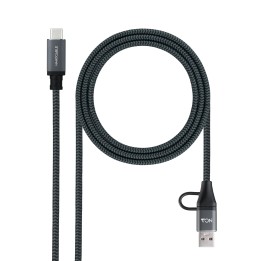 Nanocable USB-C a USB-A+USB-C/M (10.01.4111-L150-COMB)
