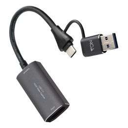Capturadora Video Nanocable HDMI a USB-A/C (10.15.0001)