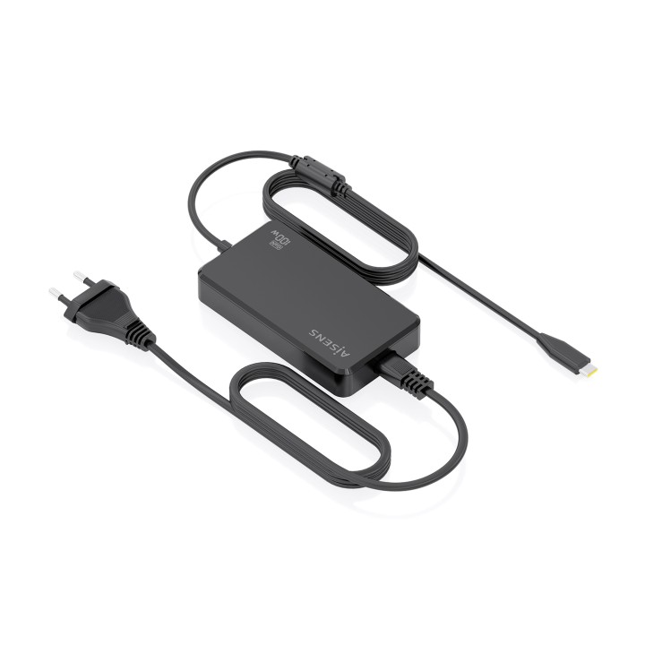Cargador Sobremesa AISENS 100W USB (ASCH-1PD100D070-BK)