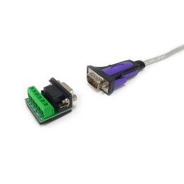 Adaptador EQUIP USB-A a DB9 Cable 1.5m Gris (133387)