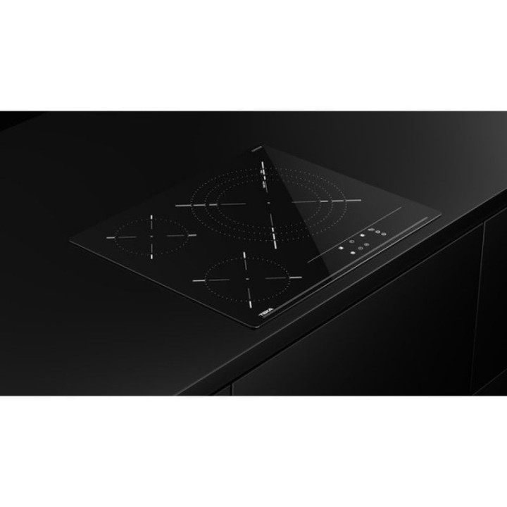 Teka TZ 6315 Placa Vitrocerámica 3 Zonas Biselada Negra