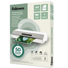 Fundas plastificar Fellowes Brillo A4 100u (100142987)