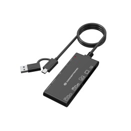 Lector de Tarjetas CONCEPTRONIC 7en1 USB-A/C (BIAN10B)