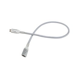 Cable EQUIP USB-C/M a USB-C/H 1m Blanco (EQ128376)