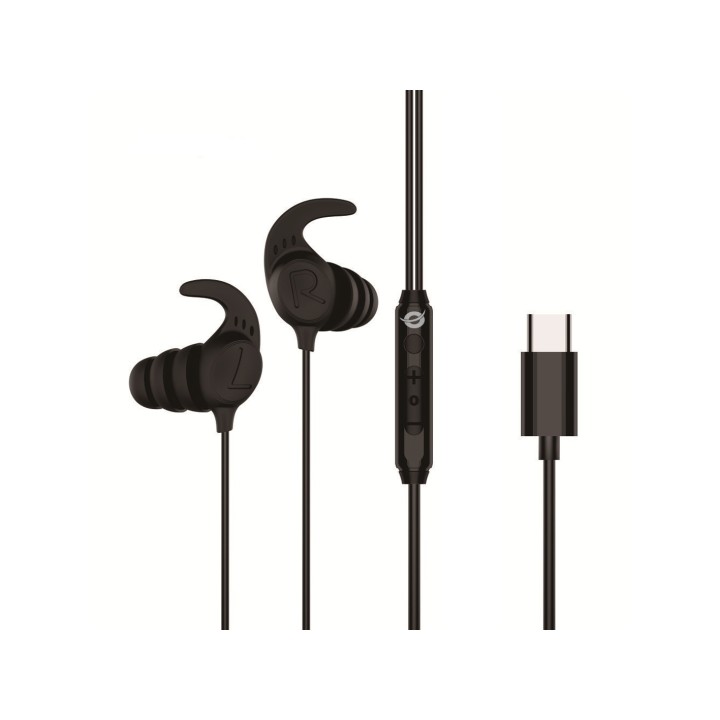 Auriculares CONCEPTRONIC Ergonómicos USB-C (BRENDAN05B)