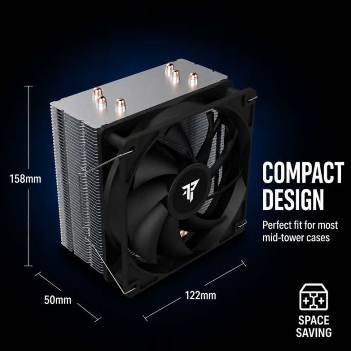 Tempest Cooler 3Pipes 120mm Ventilador CPU Basic