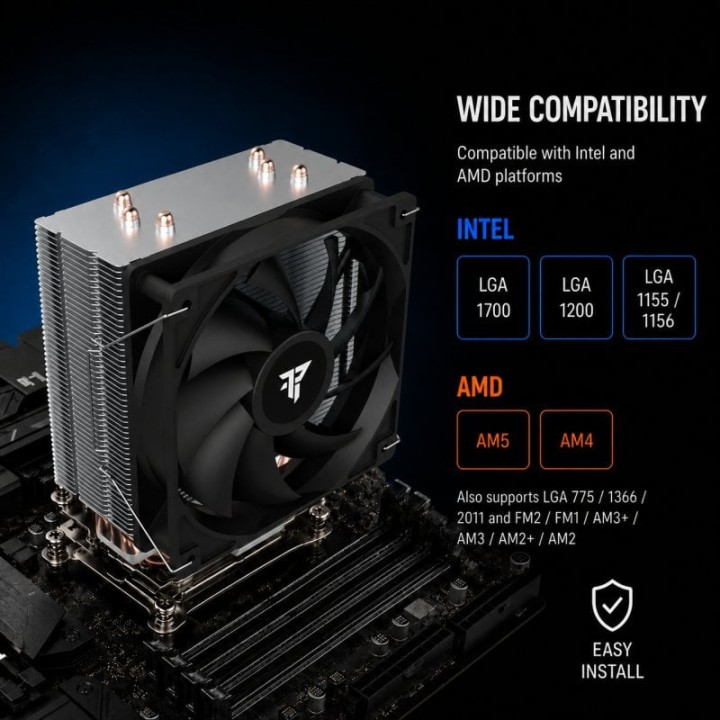 Tempest Cooler 3Pipes 120mm Ventilador CPU Basic