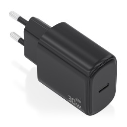 Cargador Pared AISENS 1xUSB-C 30W Negro (A110-0976)