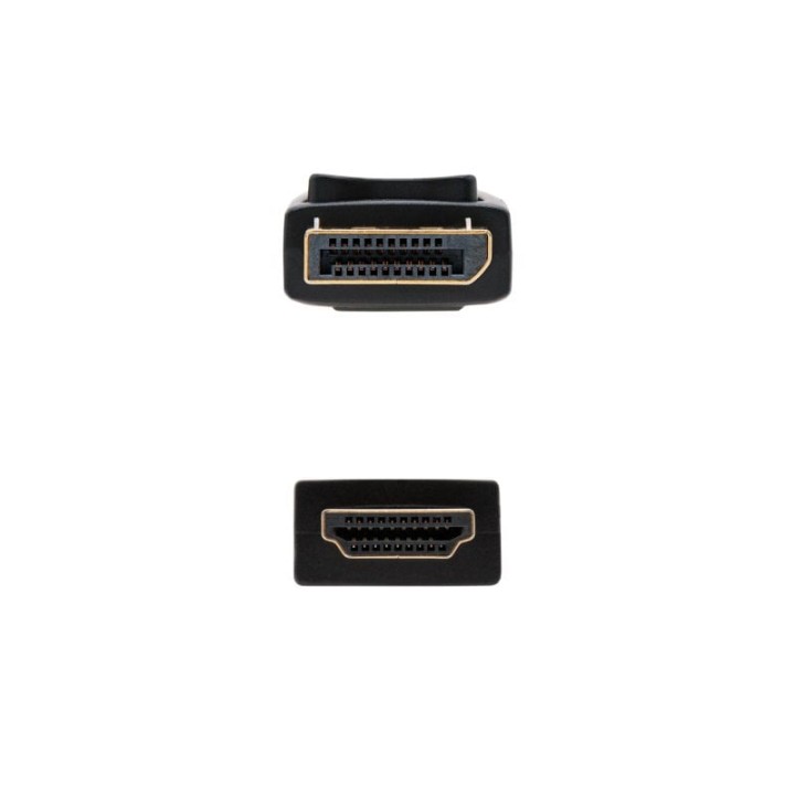 Nanocable Cable Conversor Displayport a HDMI Macho/Macho 1.5m Negro