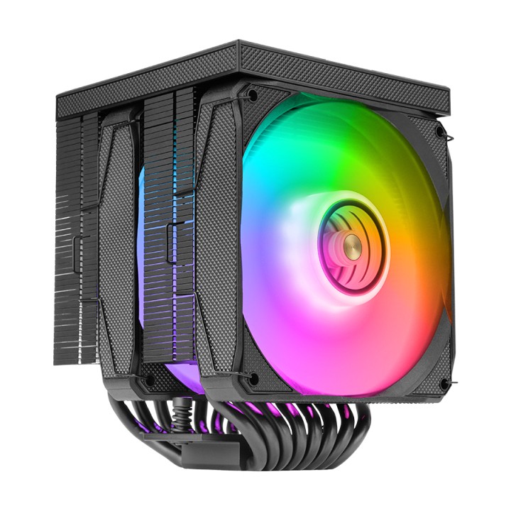 Ventilador CPU Mars Gaming 380W 2x120mm (MCPULCDPRO)