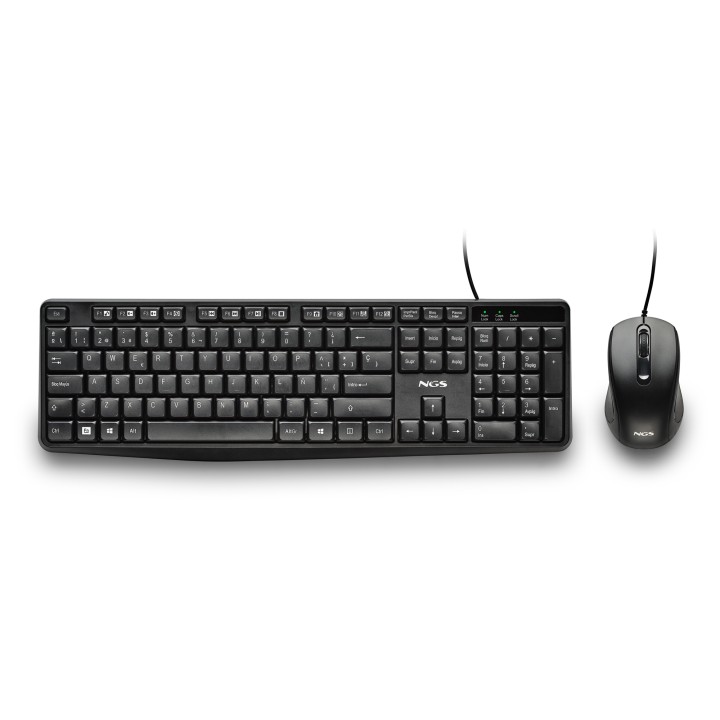 Teclado+Raton NGS KIT V2 USB Negro (COCOAKITV2SPANISH)