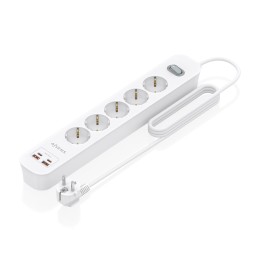 Regleta AISENS 5 Tomas 2xUSB-C 2xUSB-A (ASPS-2A2C14-W)