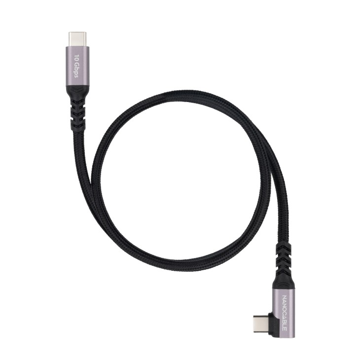 Nanocable USB-C/M a USB-C/M 0.5m Negro (10.01.4700)