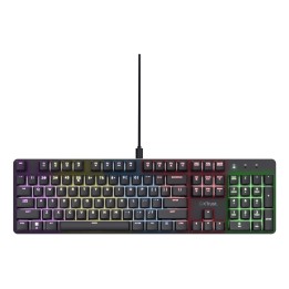 Teclado Gaming Trust GXT 871 Zora RGB USB Negro (25682)