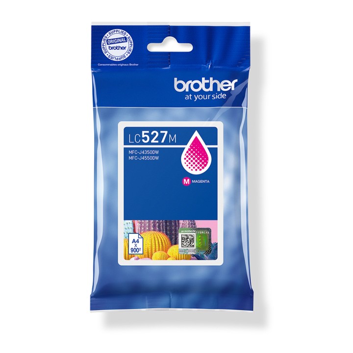 Tinta BROTHER Magenta 900 páginas (LC527M)