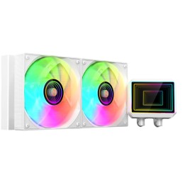 Ref. Líq. Mars Gaming AIO ARGB 2x12cm Blanco(MLTWO240W)