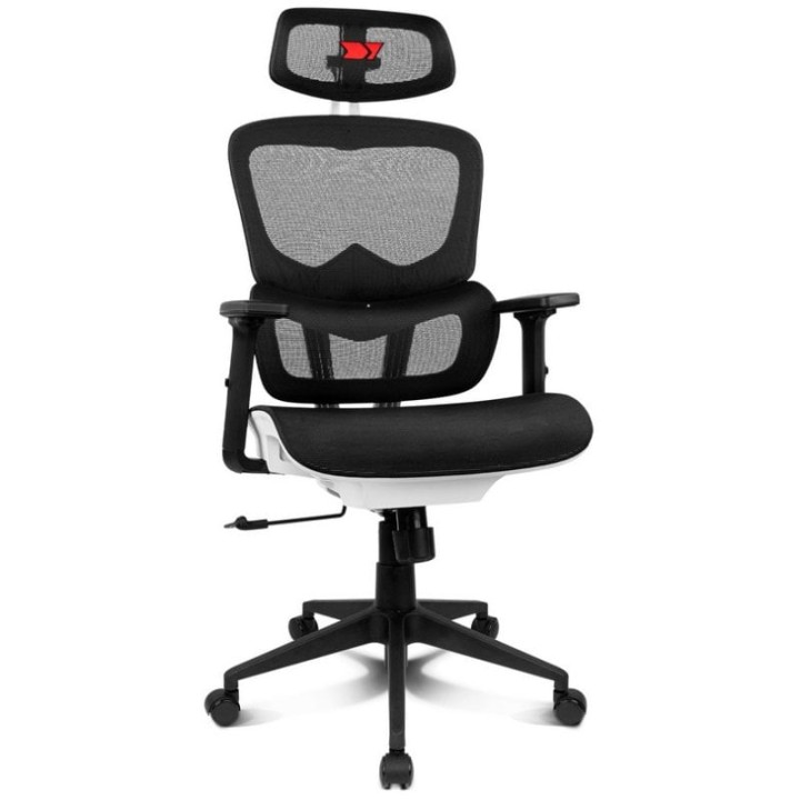Drift DRAIR200 Mesh Silla Gaming Ergonómica Transpirable y Regulable Negra/Blanca