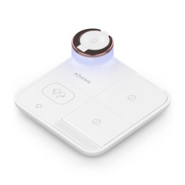 Cargador AISENS Qi Inalámbrico Blanco(ASCH-15W4WC061-W)