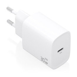 Cargador de Pared AISENS 30W 1xUSB-C Blanco (A110-0950)