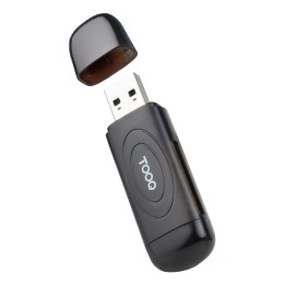 Lector de Tarjetas TooQ USB-A 3.0 Gris (TQR-3002B)