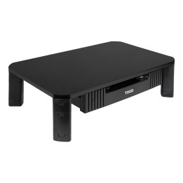 Soporte Elevador TooQ Monitor con Cajón Negro(TQMMPD02)