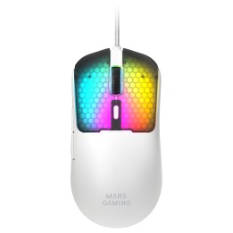 Ratón Mars Gaming Óptico RGB USB-A/C Blanco (MMVIPERW)