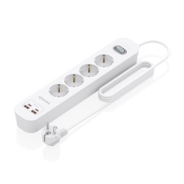 Regleta AISENS 4 Tomas 2xUSB-C 2xUSB-A (ASPS-2A2C12-W)