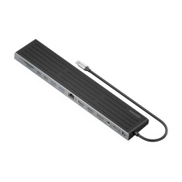 Docking AISENS USB-C 13en1 4K UHD Gris (ASUC-13P042-GR)