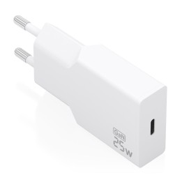Cargador Pared AISENS GaN 25W USB-C Blanco (A110-0999)