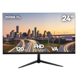 Monitor NILOX 24? 120Hz LCD VA FHD Negro (NXM24FHD1205)