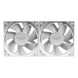 Ventilador TACENS Anima 8cm 2 Unidades Blanco (AF8X2W)