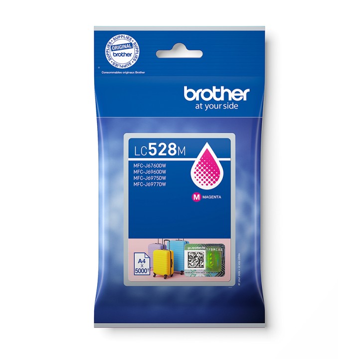 Tinta BROTHER Magenta 5000 páginas (LC528M)