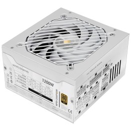 Fuente Mars Gaming 1200W 80+Gold Blanco (MPB1200PSIW)