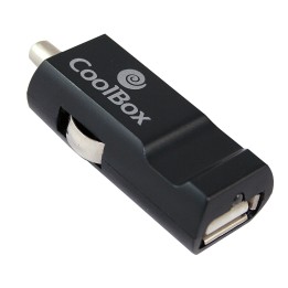 Cargador de Coche Coolbox USB 2.0 Negro (CDC-10)