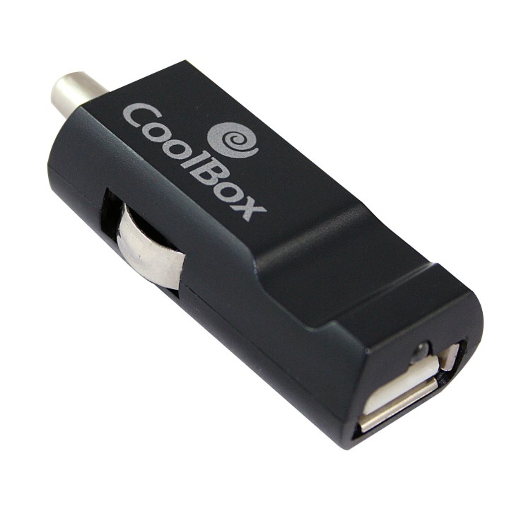 Cargador de Coche Coolbox USB 2.0 Negro (CDC-10)