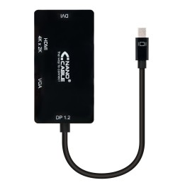 Nanocable Mini DP/M a VGA/DVI/HDMI/H (10.16.3302-BK)
