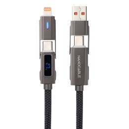 Nanocable USB-C+USB-A a Lightning+USB-C 1m (10.01.2501)