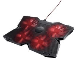 Soporte Refrigeración Trust 17.3" 2xUSB Negro (20817)