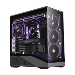 Caja Abysm Arian Frame A400 ARGB ATX Negra (AB123533)