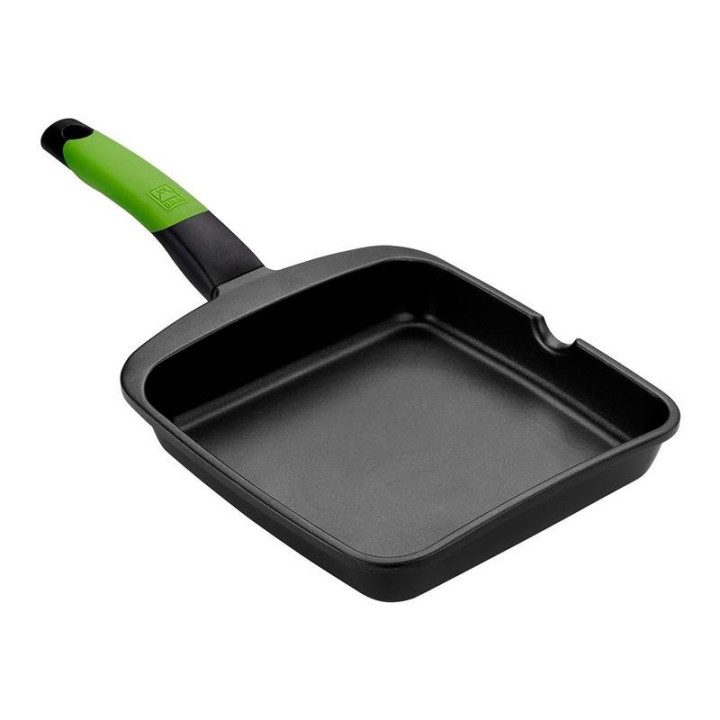 BRA Prior Sartén Grill Liso Aluminio Fundido 28cm