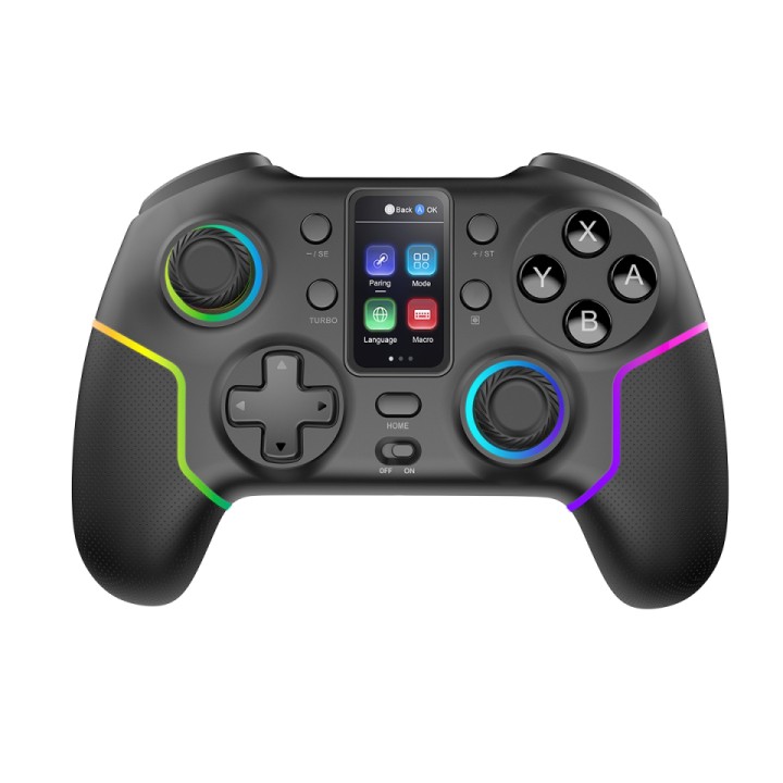 GamePad Mars Gaming Inalámbrico BT ARGB Negro (MGPV3)