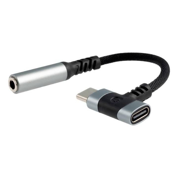Nanocable USB-C/M+USB-C/H a 3.5mm 0.1m (10.24.1207)