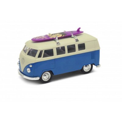 WELLY VOLKSWAGEN BUS C/TABLA SURF 1:36 RETROFICCIÓN METAL