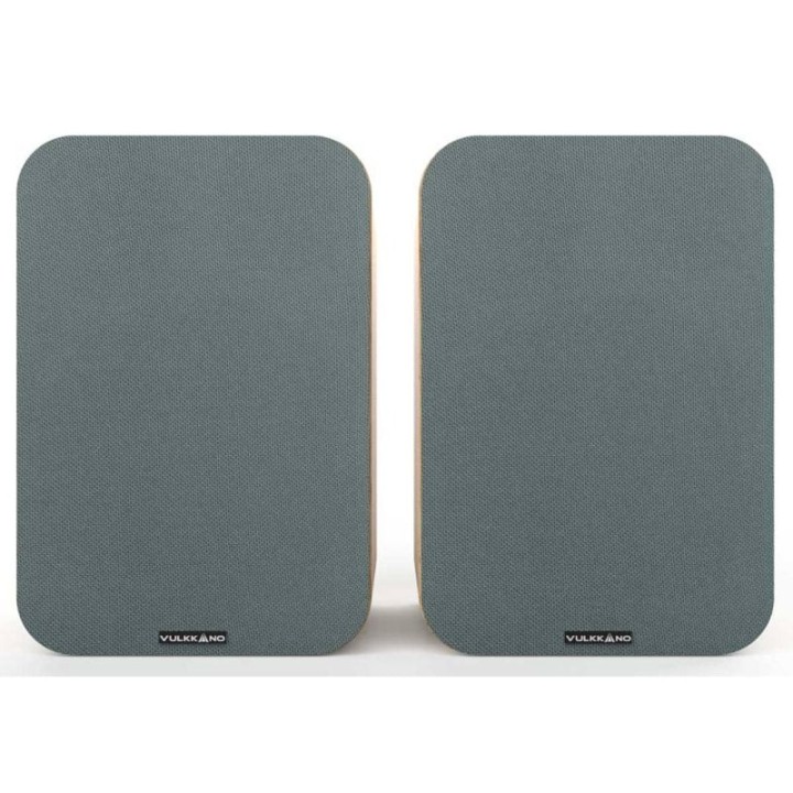 VULKKANO A4 Altavoces Autoamplificados con Woofer 4" Bluetooth 5.0 Óptica RCA Coaxial USB Marrón
