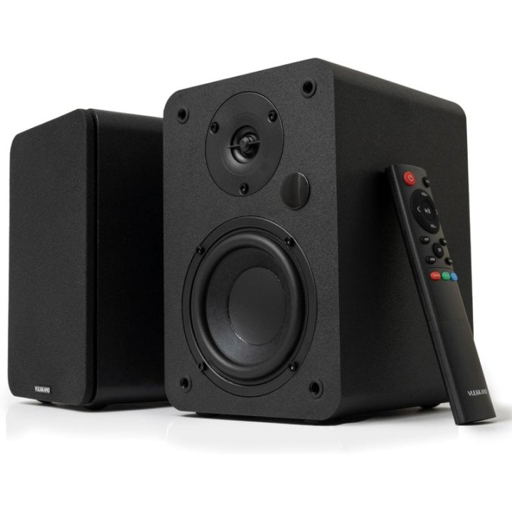 VULKKANO A4 ARC Altavoces Autoamplificados de 4" Bluetooth 5.0 HDMI ARC Óptica RCA USB Negros