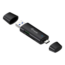 Lector de Tarjetas EQUIP USB-A/USB-C Negro (245462)